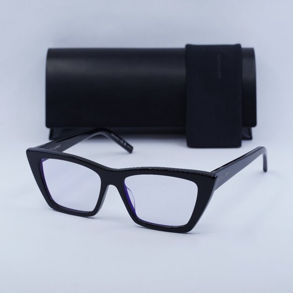 Saint Laurent Accessories - Saint Laurent SL276 MICA 025 Cat Eye Sunglasses - Black/Clear